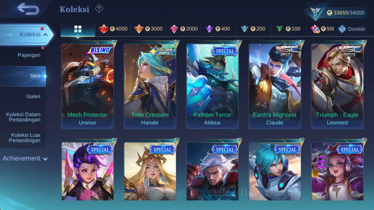 Mobile Legends: Bang Bang Accounts Global|Skin 149,Hero 94 Lborn TG, rising loli, Sab image 8