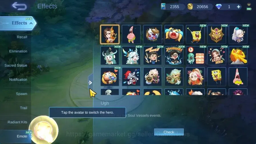 Mobile Legends: Bang Bang Accounts Hero 101|Skin 168|High Glory 55|CC Nata,LB[Granger image 18