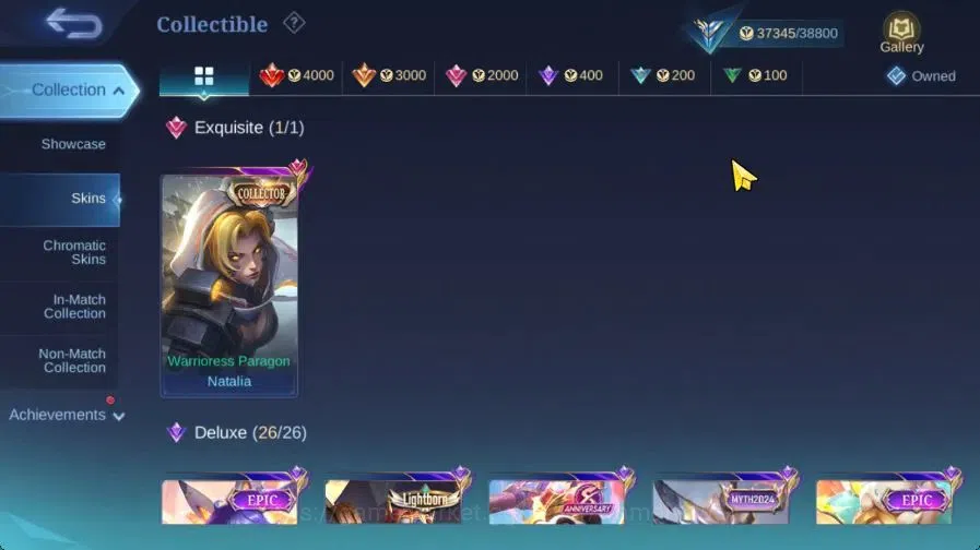 Mobile Legends: Bang Bang Accounts Hero 101|Skin 168|High Glory 55|CC Nata,LB[Granger image 6