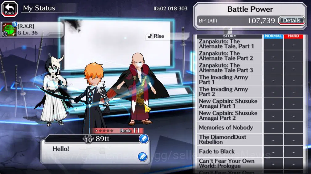 Bleach: Brave Souls Accounts Mid-Tier [GLOBAL]20k Orbs+Fresh All Story|Kon New Year,Renewd Ichigo,Fierce 6
