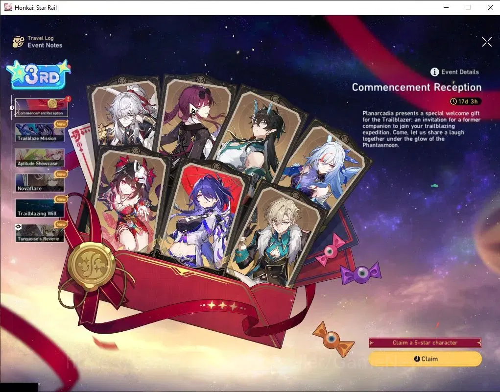 Honkai Star Rail Accounts Asia|TL 4|Selector B5 + 2 Golden Companion|3 Limit image 11