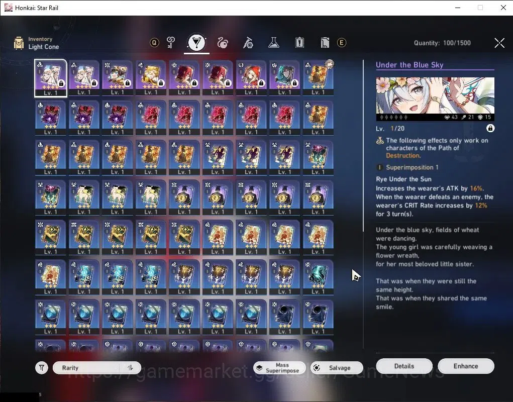 Honkai Star Rail Accounts Asia|TL 4|Selector B5 + 2 Golden Companion|3 Limit image 5