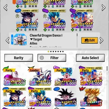 Dragon Ball Legends Accounts High-End Android| Android|Lv.154|23,9M Total Power|213 CC|1 LR|6 UL|LR SSGSS Kaioken Goku|UL