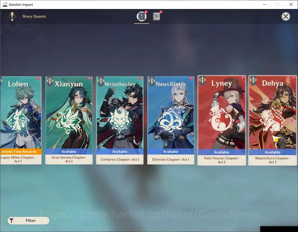Genshin Impact Accounts ASIA|AR 50|BD Unset|1 Limited [Arlecchino+Sign] +  image 17