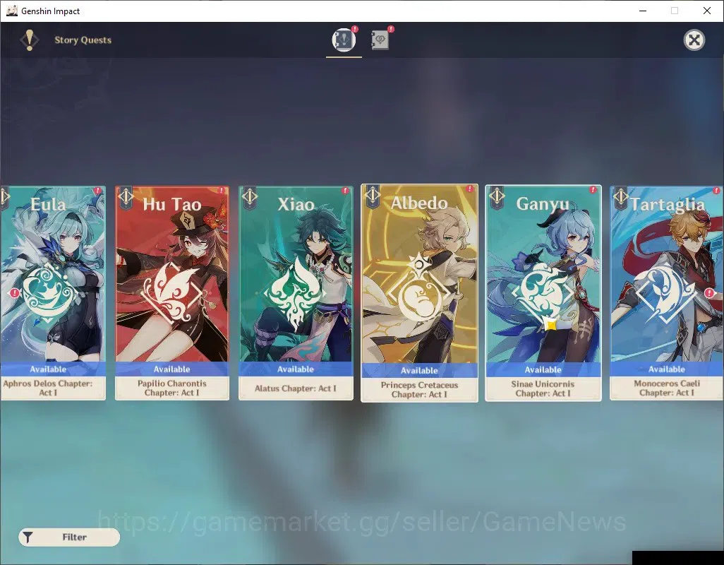 Genshin Impact Accounts ASIA|AR 50|BD Unset|1 Limited [Arlecchino+Sign] +  image 19