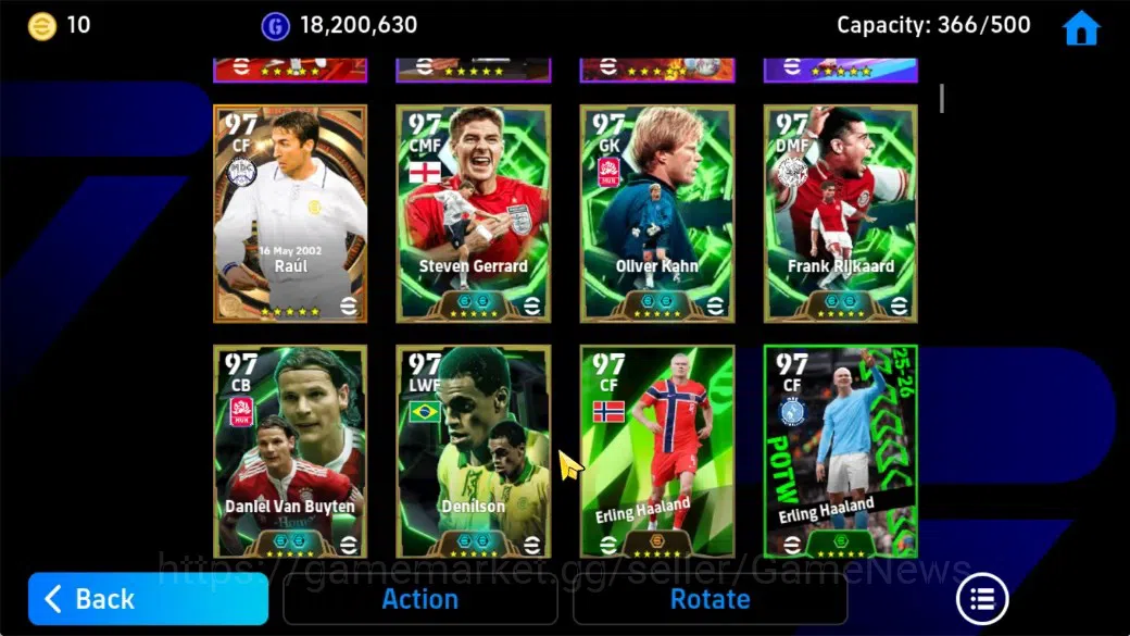 eFootball Accounts Android|3 OldBigTime Frank Rijkaard,Ronaldinho,Rau image 7