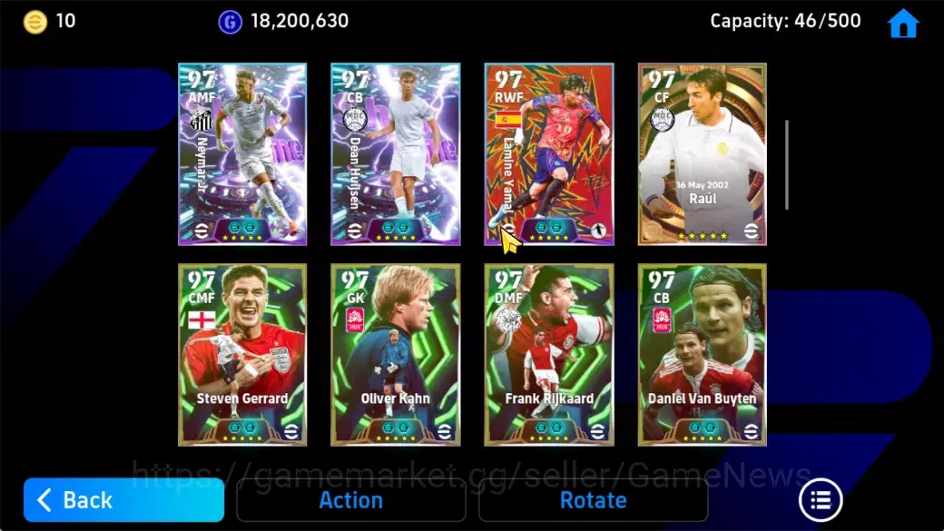 eFootball Accounts Android|3 OldBigTime Frank Rijkaard,Ronaldinho,Rau image 9