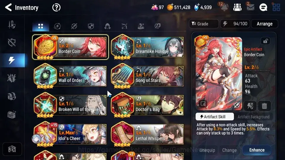 Epic Seven Accounts GLOBAL|UnVerif|6 ML (C. Lilias, Salome, B.W. Iseri image 15