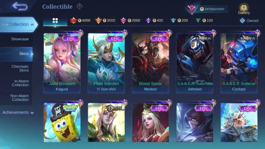Mobile Legends: Bang Bang Accounts Global|Skin 479|Exalted|Legend Alucard,Aspirant Ru image 13