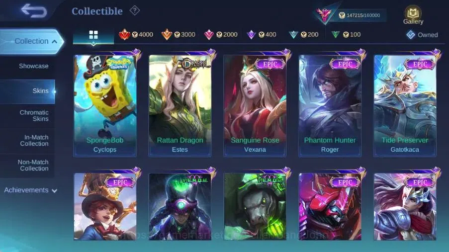 Mobile Legends: Bang Bang Accounts Global|Skin 479|Exalted|Legend Alucard,Aspirant Ru image 14