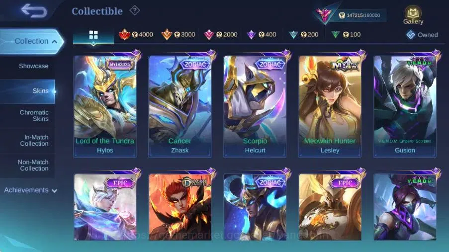 Mobile Legends: Bang Bang Accounts Global|Skin 479|Exalted|Legend Alucard,Aspirant Ru image 16