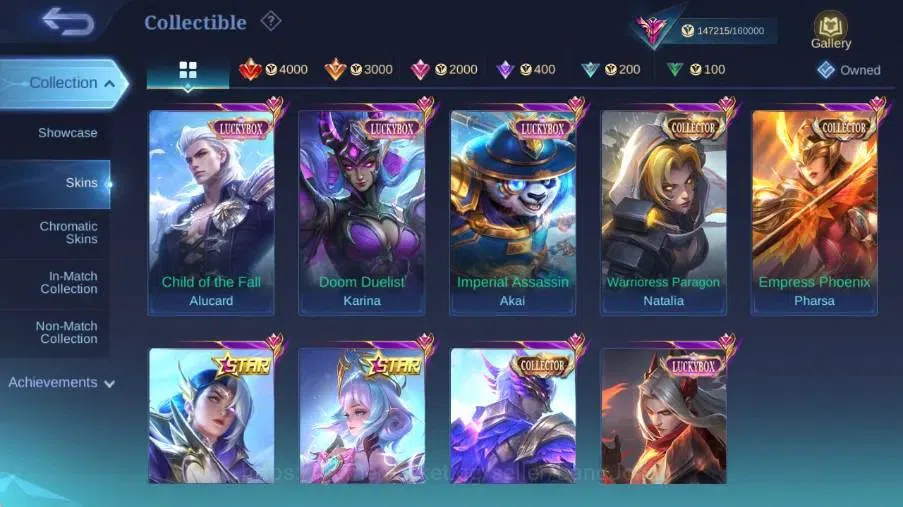 Mobile Legends: Bang Bang Accounts Global|Skin 479|Exalted|Legend Alucard,Aspirant Ru image 9
