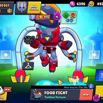 Brawl Stars Accounts Trophy 14961|63 Brawler|6 Max Hypercharge|2 HC, 7 LG, 2 Mythic, 32 Epic Skins|1343 Bling|Protect