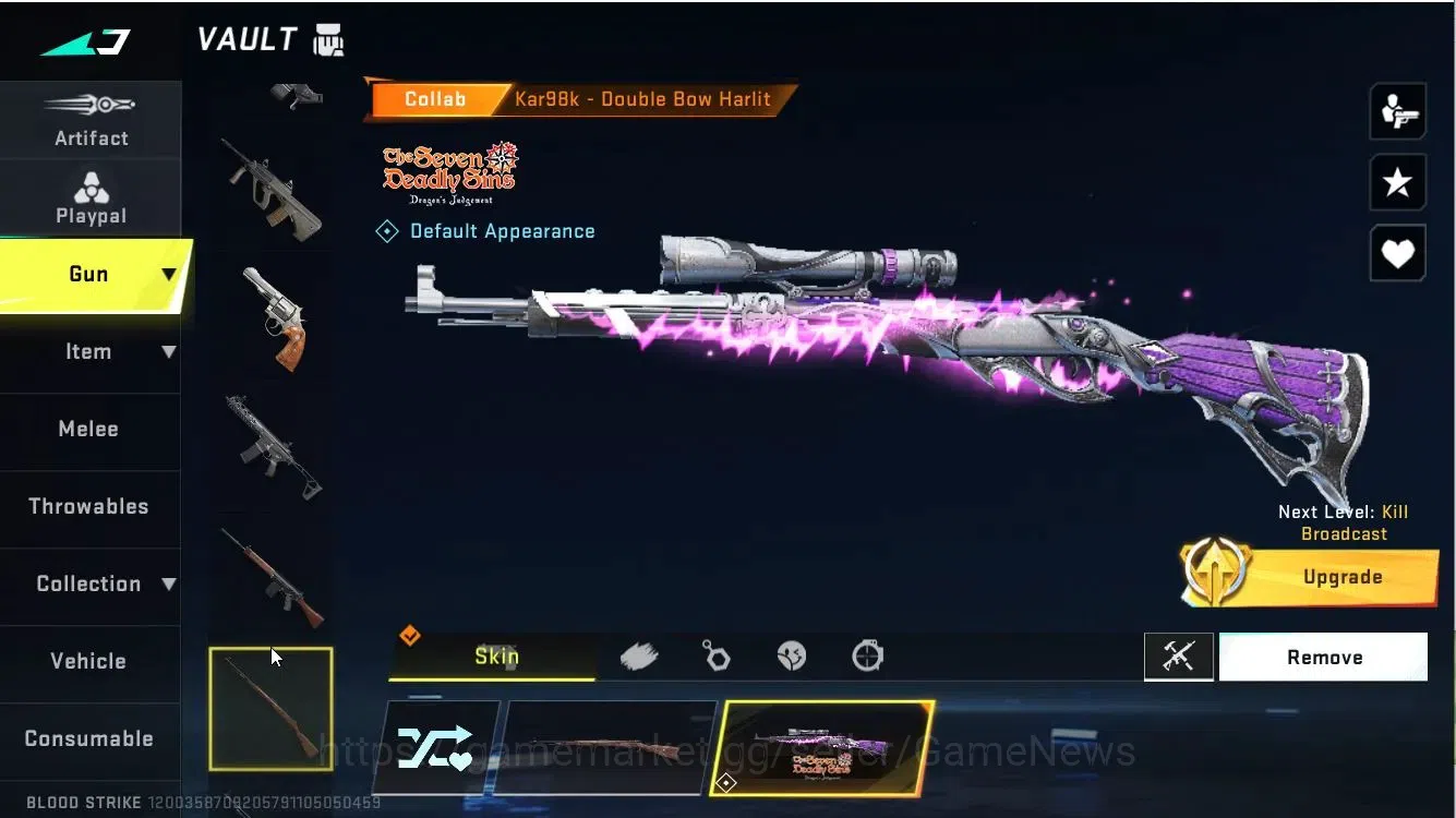 Blood Strike Accounts ASIA|ETERNAL QBZ95|7DS [AK47,QBZ95,KaR98]|Melee AX image 13