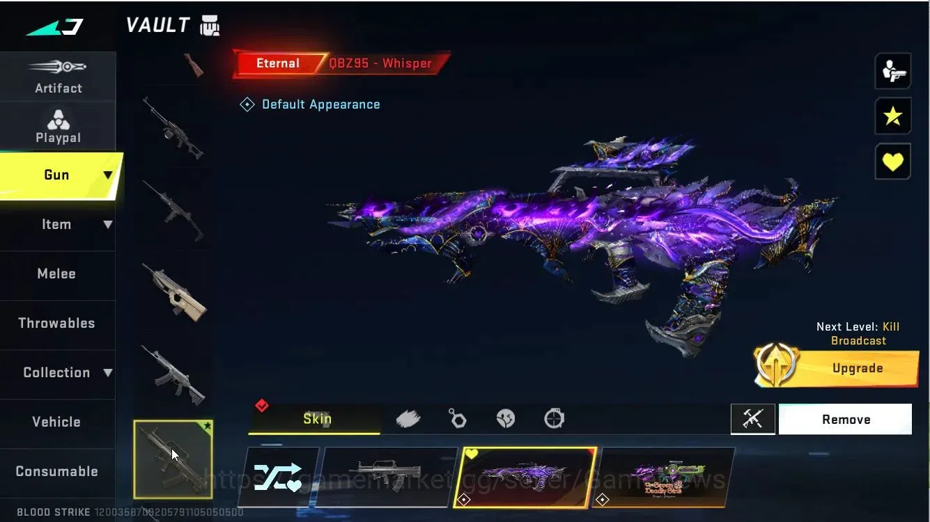 Blood Strike Accounts ASIA|ETERNAL QBZ95|7DS [AK47,QBZ95,KaR98]|Melee AX image 14