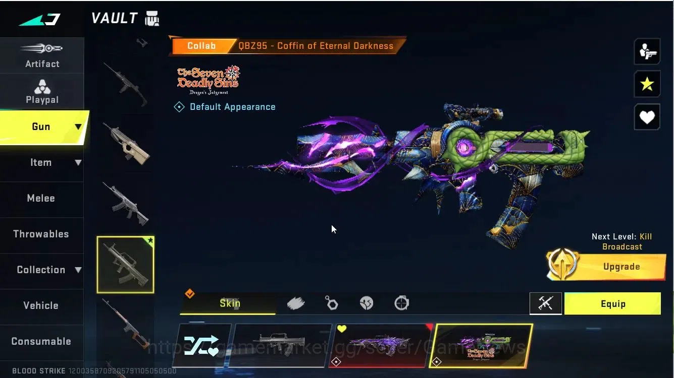 Blood Strike Accounts ASIA|ETERNAL QBZ95|7DS [AK47,QBZ95,KaR98]|Melee AX image 15