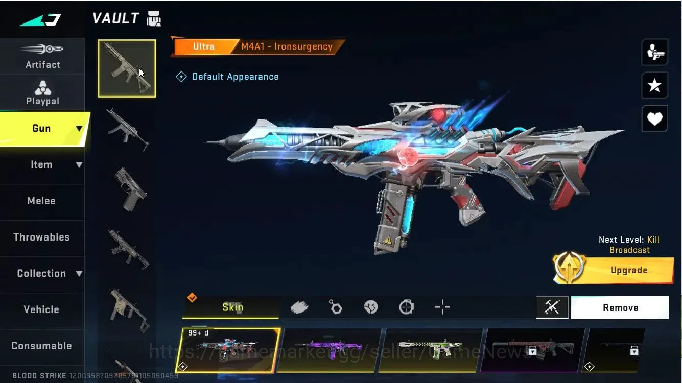 Blood Strike Accounts ASIA|ETERNAL QBZ95|7DS [AK47,QBZ95,KaR98]|Melee AX image 9