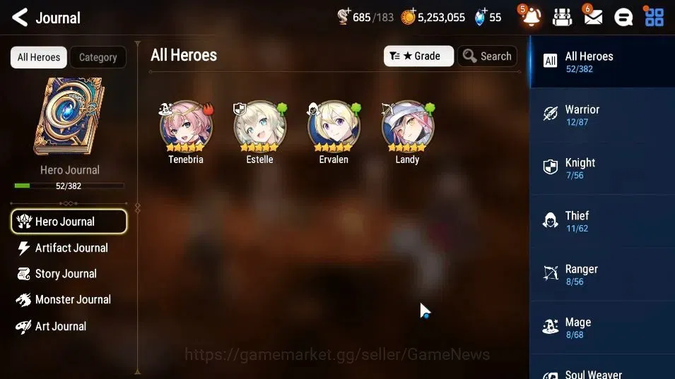 Epic Seven Accounts GLOBAL Unverif|NewEra|2 ML(Rhianna&Luciela,LH Cerm image 7
