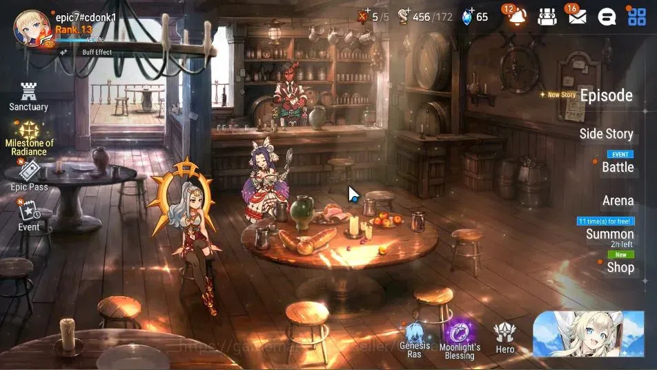 Epic Seven Accounts GLOBAL Unverif|New Era|3 ML(Conqueror Lilias,DB Se image 1