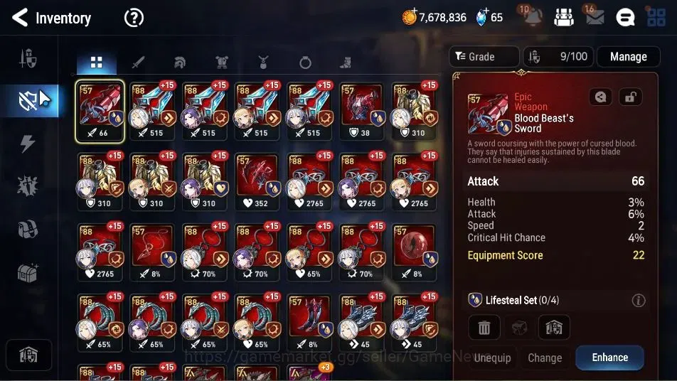 Epic Seven Accounts GLOBAL Unverif|New Era|3 ML(Conqueror Lilias,DB Se image 9