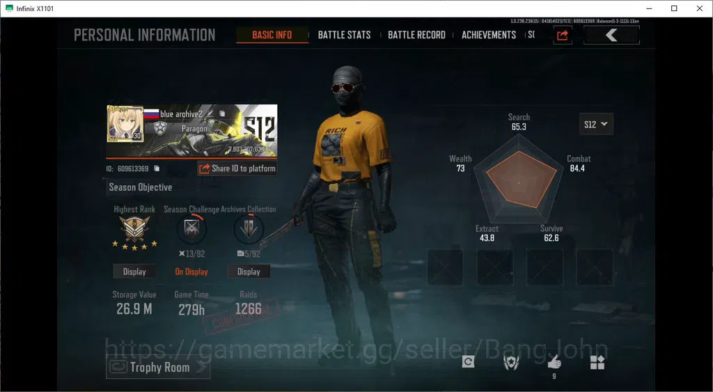 Arena Breakout Accounts MOBILE|LVL30 SV 26,9 M|CV 8,1 M|SK WEAPON ARENA FA image 16