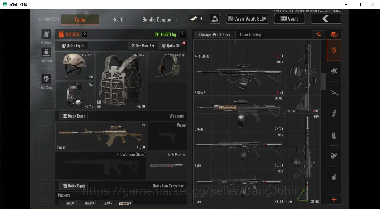 Arena Breakout Accounts MOBILE|LVL30 SV 26,9 M|CV 8,1 M|SK WEAPON ARENA FA image 6