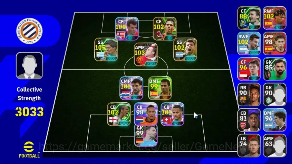 eFootball Accounts Legends & Iconic Players Android|6 Epic Luis Suarez,Wayne Rooney,Sergio Aguero,Marco Van Basten,Rio 1