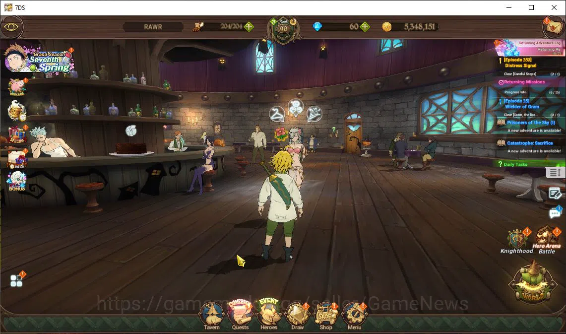 The Seven Deadly Sins: Grand Cross Accounts Asia|4,6 M CC|2 LR+8 UR+Many Collab|Zeldris6/6,Hel image 1