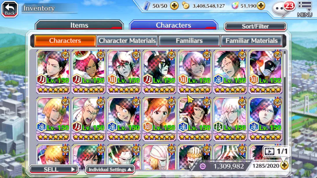 Bleach: Brave Souls Accounts Mid-Tier GLOBAL 51K Orb|Ichigo 10Th Aniv,SoulRaper(Shunsui,Jushiro),Aizen Renewd,Ichigo 10