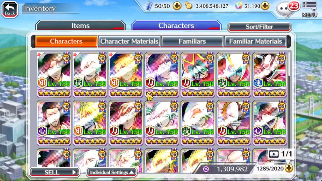 Bleach: Brave Souls Accounts Mid-Tier GLOBAL 51K Orb|Ichigo 10Th Aniv,SoulRaper(Shunsui,Jushiro),Aizen Renewd,Ichigo 7