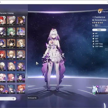 Honkai Star Rail Accounts Others Asia|TL 65|11 Limited|(Castorice)+Sign