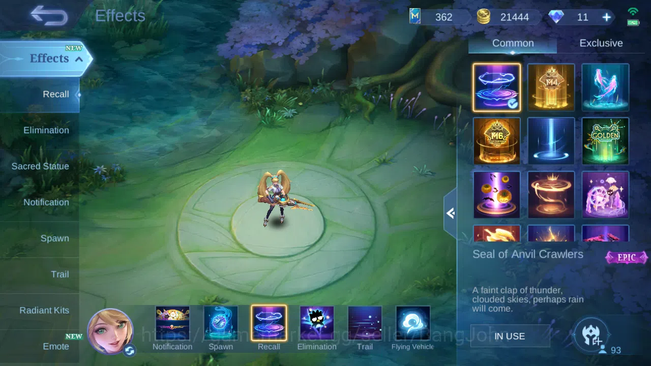 Mobile Legends: Bang Bang Accounts Others Hero 93 | skin 139 | cc natalia | epic vexana | epic roger | spongebob cyclops 6