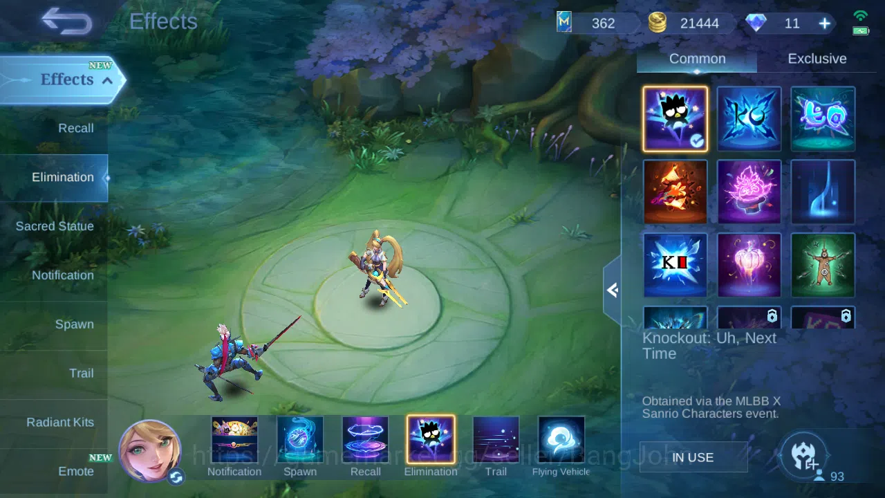 Mobile Legends: Bang Bang Accounts Others Hero 93 | skin 139 | cc natalia | epic vexana | epic roger | spongebob cyclops 7
