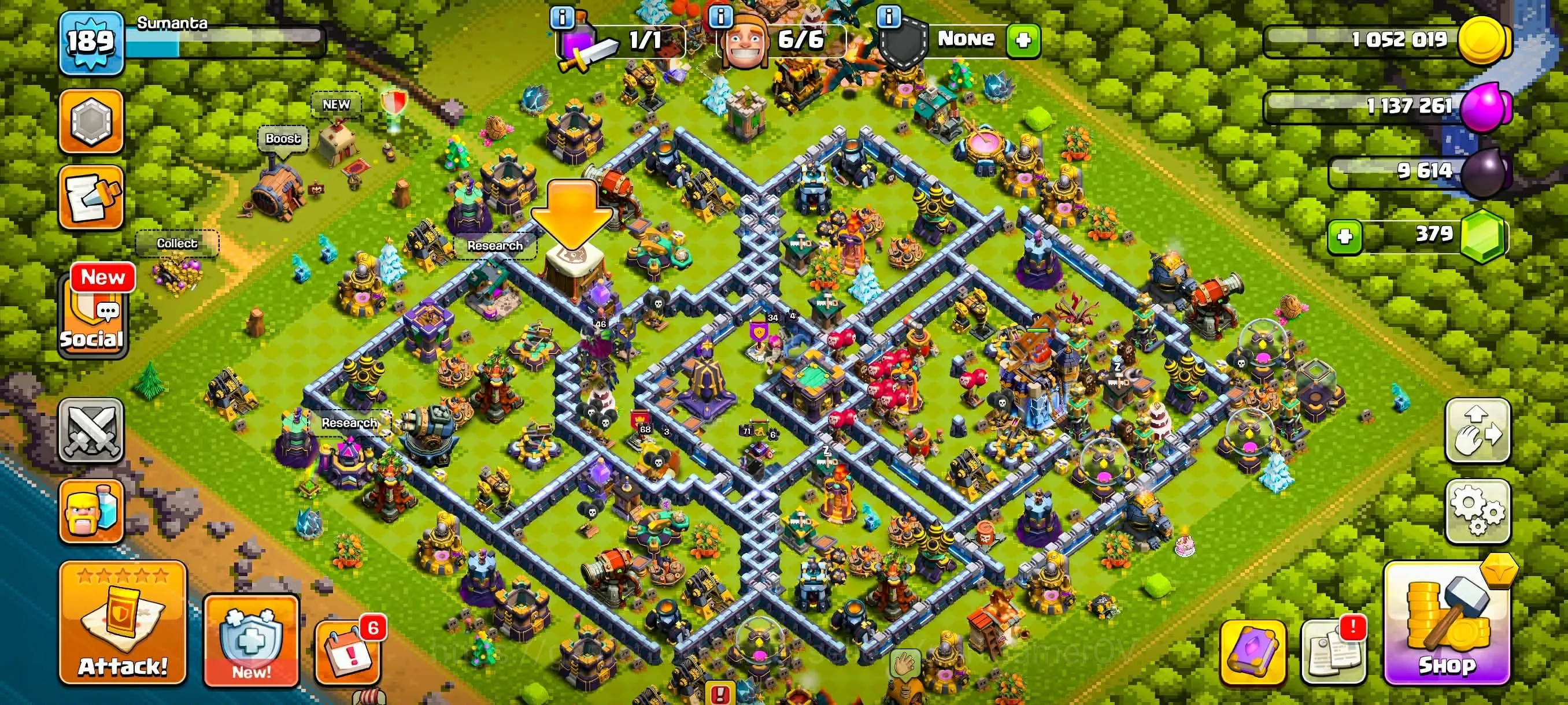 Clash of Clans Accounts High-End TH 18 ➤BUYER MAIL TRANSFER➤BEST WALL AND DEFENCE EVERYTHING GOOD➤HERO: 68/71/46/34/16 [FAST 1