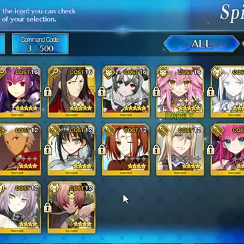Fate-Grand Order Accounts NA Septem Lv 33|RGO|7 SSR Oberon,Koyan Light,Skadi Caster,Waver,Artoria,Kashin Koji,Galatea|77
