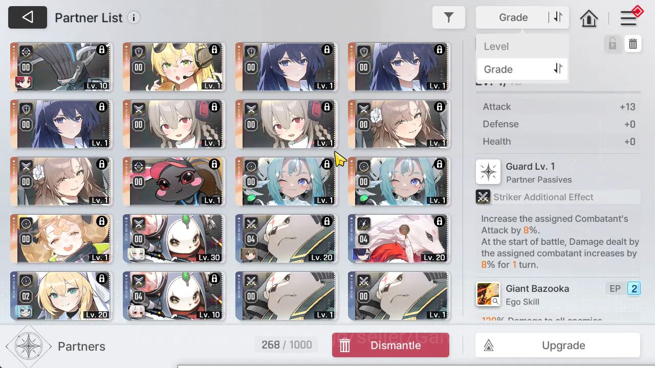 Chaos Zero Nightmare Accounts GLOBAL Lv52|5 SSR[HeidemarieM1,ChizuruM1,Veronica, image 16