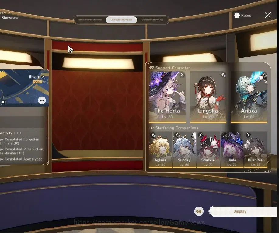 Honkai Star Rail Accounts Asia|TL 66|12 Limited|[The Herta E1,Firefly,Lingsh image 2