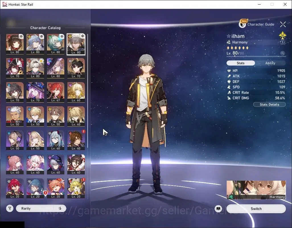 Honkai Star Rail Accounts Asia|TL 66|12 Limited|[The Herta E1,Firefly,Lingsh image 4