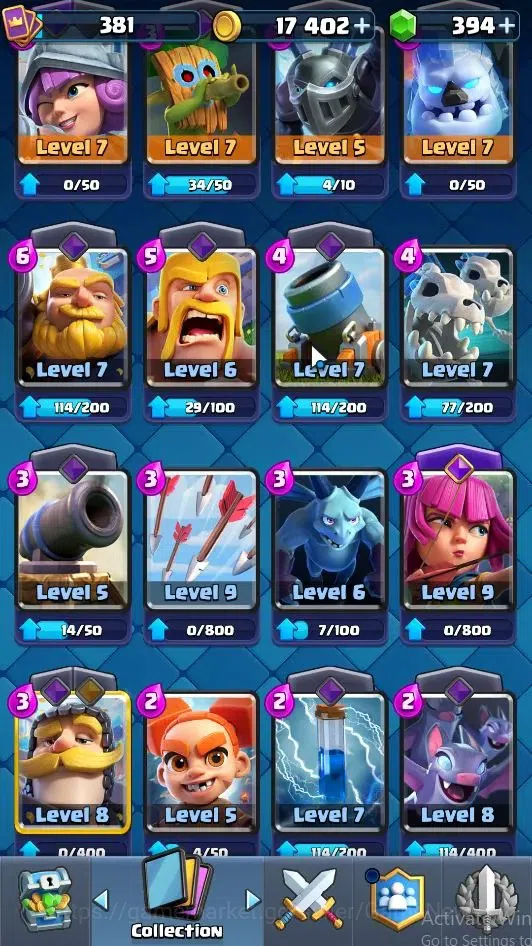 Clash Royale Accounts Lv381 |KTL 9|Trophy 2915|Card 49/121|1 Hero, 3 EVO image 14