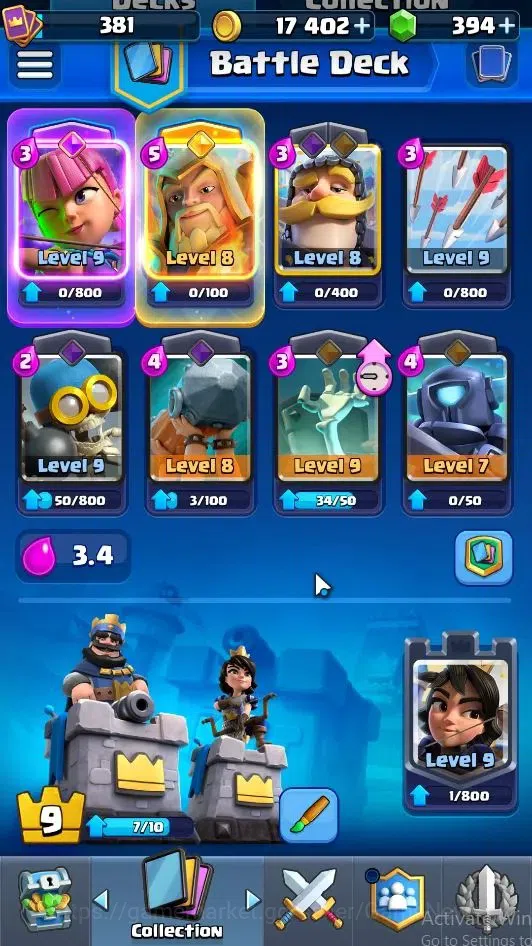 Clash Royale Accounts Lv381 |KTL 9|Trophy 2915|Card 49/121|1 Hero, 3 EVO image 4