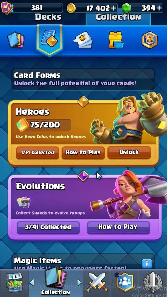 Clash Royale Accounts Lv381 |KTL 9|Trophy 2915|Card 49/121|1 Hero, 3 EVO image 5