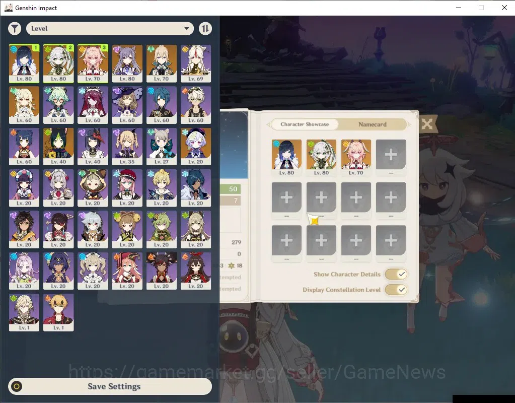 Genshin Impact Accounts Asia|AR 50|3 Limited + 1 (*5 Weapon)|Yelan,Furine, image 2