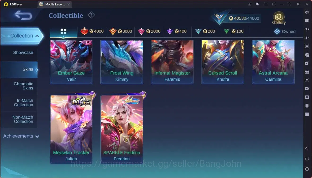 Mobile Legends: Bang Bang Accounts Global|Hero 132|Skin 225|Expert|Sparkle Fredrin|Me image 10