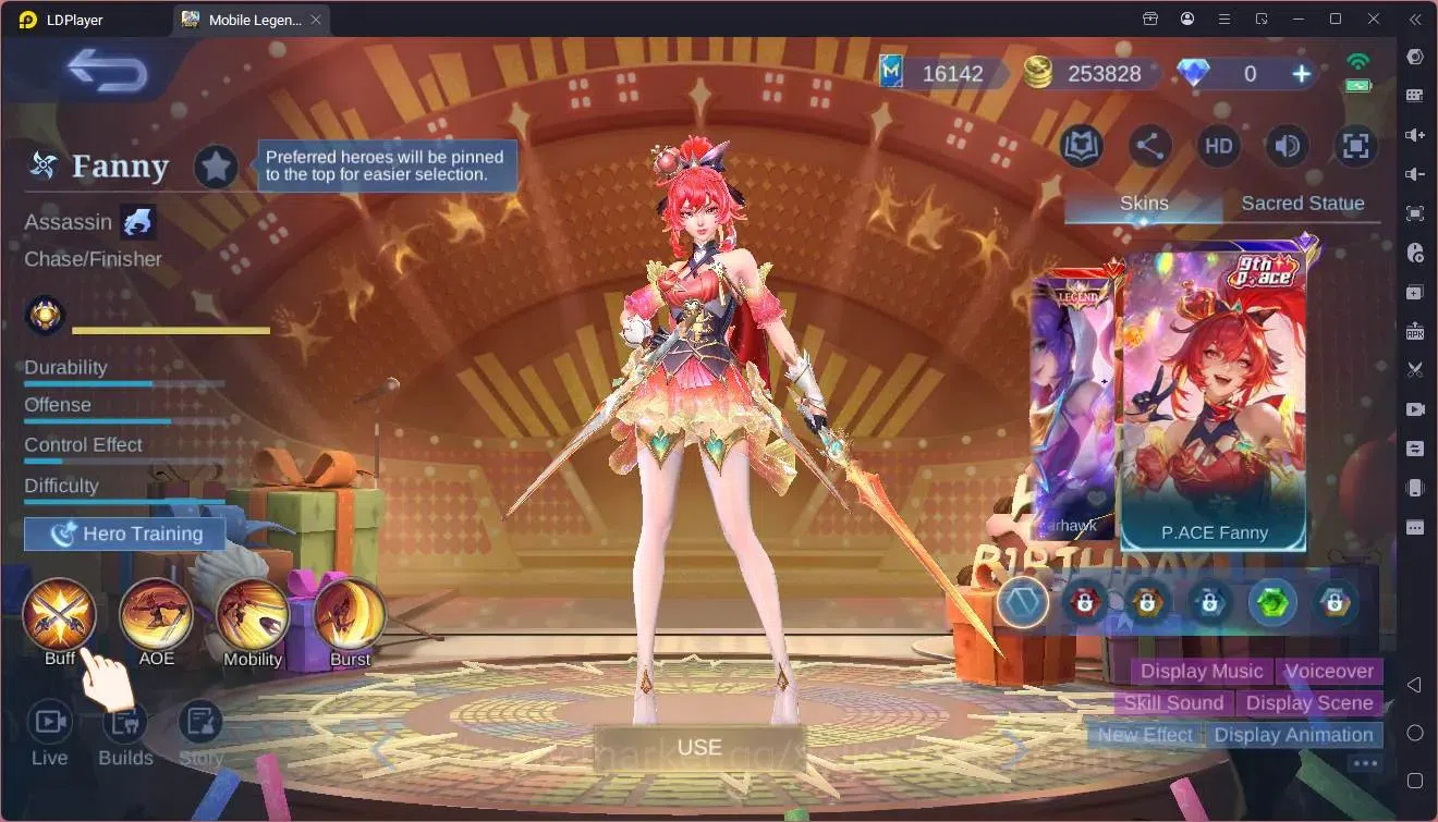 Mobile Legends: Bang Bang Accounts Global|Hero 132|Skin 225|Expert|Sparkle Fredrin|Me image 7