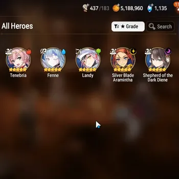 Epic Seven Accounts Starter Global|Unverif|Starter 2 ML(Sot Dark Diene, SBAra)|PoH+Bless ON|Theater Untouch|Stove(ES1701Z)
