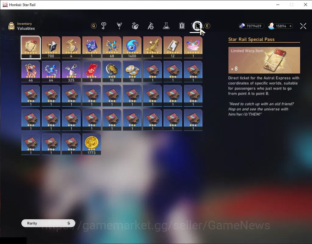 Honkai Star Rail Accounts Mid Game Asia|TL 44|15K SJ|5 Limited|Yao Guang,Sparkle,Dante,Ruan Mei,Archer|Mc 9