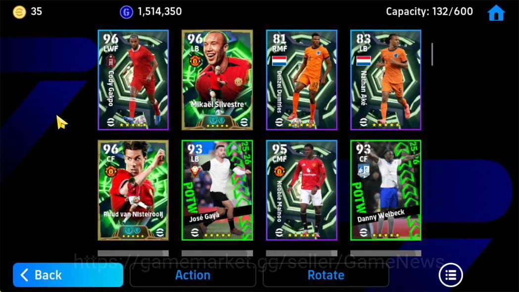 eFootball Accounts Mobile|BigTime(Claude Makelele),Van de sar,Blitz C image 16