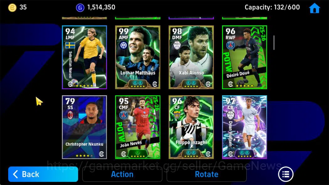 eFootball Accounts Mobile|BigTime(Claude Makelele),Van de sar,Blitz C image 17