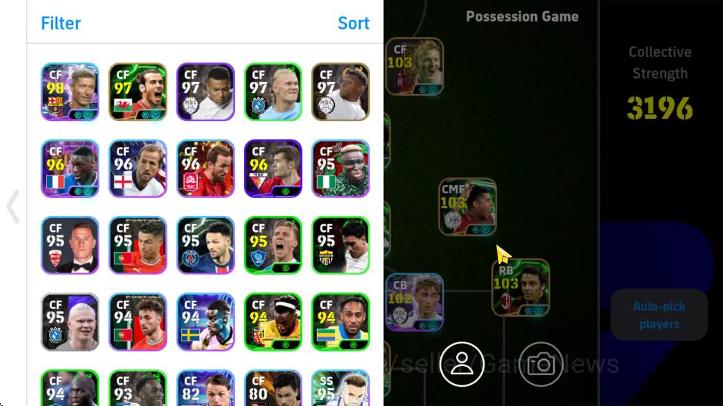 eFootball Accounts Mobile|BigTime(Claude Makelele),Van de sar,Blitz C image 3
