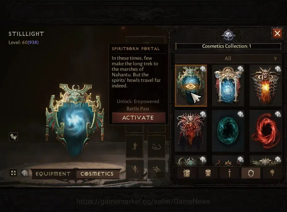 Diablo Immortal Accounts High-End SEA-Anu|CS ON|Lv60(938)|Tempest|CR 2k|Reso 600|Paragon Maledictor|INFERNO VII|3 10